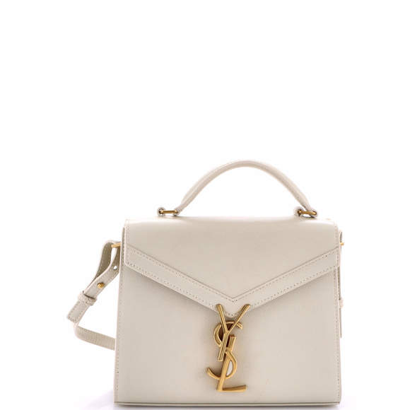 Saint Laurent Mini Cassandra Top Handle Bag Leather - Picture 1 of 5